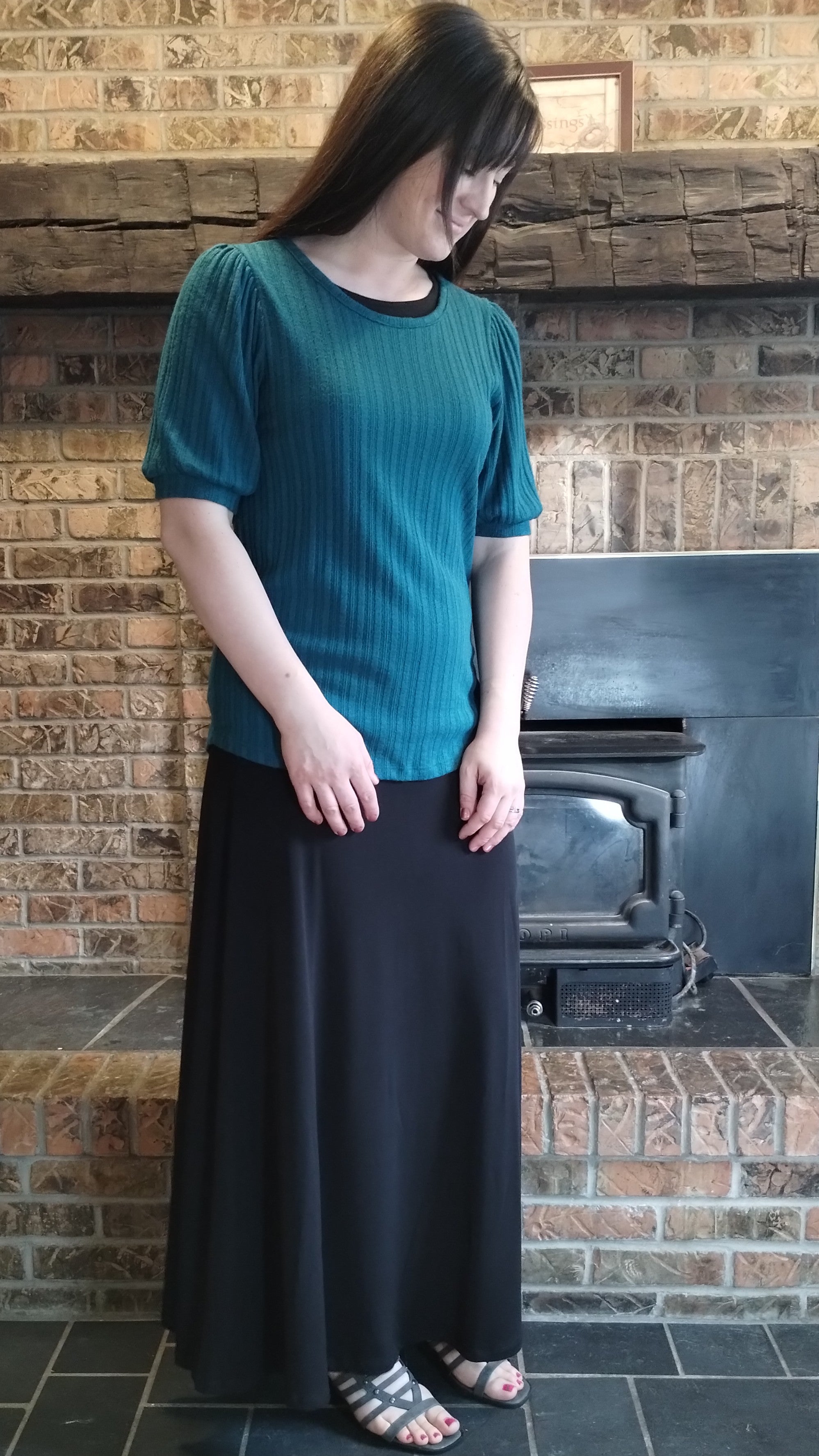 Sweater maxi cheap skirt jersey